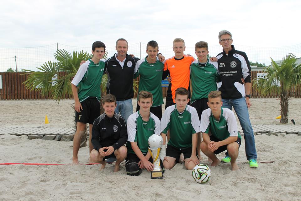 B-Junioren 1. Platz FVM-Beachsoccer-Cup 2014 (1)
